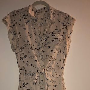 Rebecca Taylor Astro print shirt dress